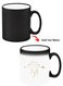 Color Changing Heat Sensitive Ceramic Mug, Image Revealed When HOT Liquid is Added! lets lost