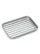 reusable stainless steel grill pan 34.5x24cm