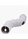 KASHIWA Cat Tunnel Collapsible S Shape Cat Play Tube 10.5 Inches in Diameter (gray)