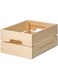 Ikea 102.923.57 Knagglig box made of solid pine (23 x 31 x 15 cm), Beige