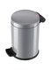 Hailo Pedal Bathroom Trento Waste Bin S S Silver 4Lt