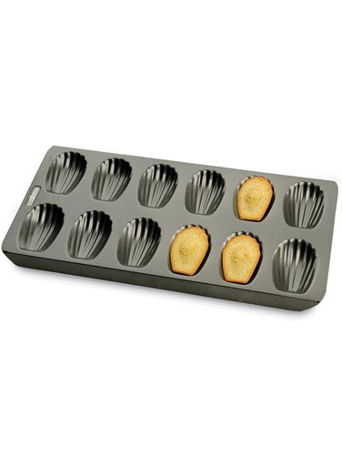 Chicago Metallic Madeleine Pan Twelve Hole - Non Stick, 40X19Cm, Sleeved