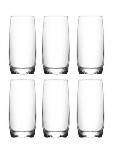 6-Piece Adora Tumbler Set Clear