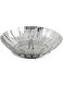 Metaltex Stainless Steel Vegetable/Veggie Steamer Basket For Instant Cooking Pot With Handle And Legs, Foldable Food Container For Fish, Oyster, Crab, Seafood, Dumpling 5.5 x 14.7 x 17 cm