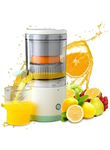 Stellar Electric Juicer - USB-C Rechargeable Juicer with 45W Motor, 20-second Quick, Seedless Juice - Electric Citrus Juicer with Easy-to-Clean Detachable Parts, One-Touch Operation, Portable Design