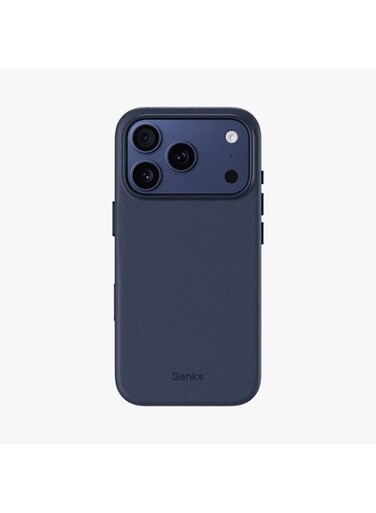 Benks iPhone 17 Pro Max Leather Premium Case Compatible with Camera Control Button, Compatible with Magsafe, Military Grade Protective Case Built with Dupont Kevlar