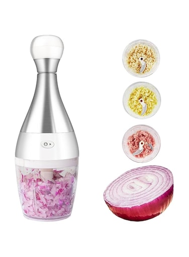 BIGTHREE Manual Pressed Chopper, Food Chopper, Vegetable Chopper, Onion Chopper, Easy to Clean Manual Hand Vegetable Chopper Dicer, Onion Chopper with Container, Dishwasher Safe Garlic Chopper
