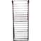 Double Layer Foldable Cloth Drying Rack - 2 Tier Heavy Duty Indoor Outdoor Laundry Stand - Red/Silver

