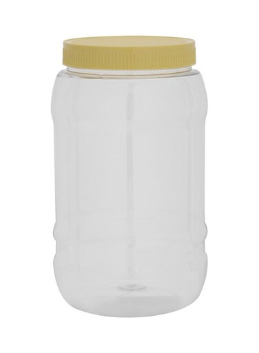 Round Air-Tight Pet Jar 3000ml Plastic Container RF11100 Keeps Your Food Fresh Portable and Lightweight Healthier Choice BPA and Odour Free Leak-Proof 3000ml