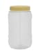 Round Air-Tight Pet Jar 3000ml Plastic Container RF11100 Keeps Your Food Fresh Portable and Lightweight Healthier Choice BPA and Odour Free Leak-Proof 3000ml