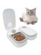 Automatic 2 Meals Cat Feeder Auto-On Smart Pet Feeder Dry and Wet Food Dispenser with 48-Hour Timer Tamper Resistant Design