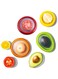 NimbusNote Avocado Saver and Tomato Holder, Set of 4 Reusable Storage Containers for Fridge, Ideal for Garlic, Onions, Lemons, and Potatoes
