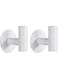 2 Packs Adhesive Wall Hooks, Heavy Duty Sticky Towel Hooks for Bathroom Wall Mounted Stick on Hook
