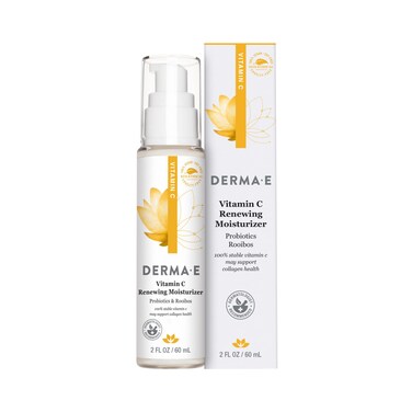 Derma E Vitamin C Renewing Moisturizer 鈥?Brightening and Hydrating Facial Skin Renewing Cream 鈥?Anti-Aging Facial Moisturizer and Day Cream, 2 oz