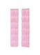 Simple Houseware 24 Pockets - 2PK 12 Large Pockets Over Door Hanging Shoe Organizer, Pink