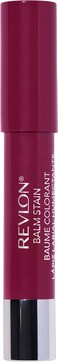 Revlon Lip Balm by, Tinted Lip Stain, Face Makeup with Lasting Hydration, Infused with Shea Butter, Mango &amp; Coconut Butter, Shimmer Finish, 030 Smitten, 0.01 Oz