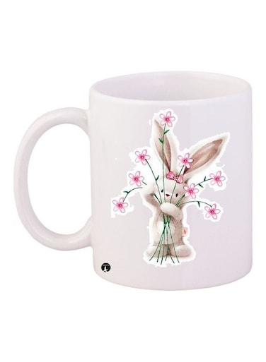 Printed Ceramic Coffee Mug Multicolour