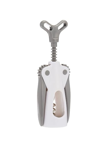 Prestige Plastic Winged Corkscrew Opener, White - PR54052