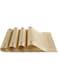 SKEIDO Placemats Vinyl Gold Dining Table Rectangle Placemats Table Mat Set of 4 PVC Insulation Non-Slip Insulation Pad Home Tableware Accessories