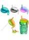 Pack Soda Can Lids With Straw, Soda Can Covers With Silicone Straw BPA Free Reusable For Fits Canned Beverage, Beer, Juice, Seltzer
