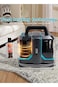 Carpet Cleaner, Fast Heating, Wired Dry &amp; Wet Cleaner, for Carpet/Car Seat/Sofa, 450W ST-4600 Black
