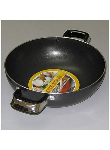 Love Song 26cm Wok with 2 Ear Handles-EW-26 Kitchen Cookware Skillet and Fry pans Woks Stir fry pans wok