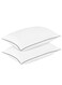 2 Piece Pack Black Edge Pillow - Single Piping Pillow 50x70cm Made in Uae