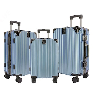 VIPTOUR Trolley Luggage Set of 3 PCS TPC Hard Side Spinner Wheels, TSA Lock With Cup Holder 20/24/28 Inches, VT-TPC102