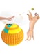 NW Ring Telescopic Drawstring Ball Hand Throwing Ball Yo-yo Pet Ball Dog Toy Pet Toy Dog Ball (Orange)