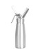 Cream Dispenser Silver/White 10.24x3.15inch