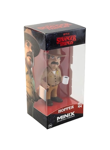 MINIX Bandai Stranger Things Hopper Model   Collectable Hopper Stranger Things Figure   Bandai Stranger Things Merchandise Range   Stranger Things Figures Make Great Stranger Things Gifts