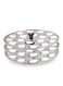 Stainless Steel Small/Mini Idli Maker 3 Plate Stand/Pot,Makes 54 Mini Idlis at Once. (Silver) (18x3)