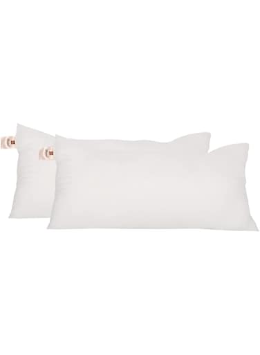 Home -The Best is for You Microfiber Cushion Filler - White, 12x24 inch or 30x60 cm (2 Pieces)