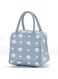 ELECDON Floral Lunch Bag, ELECDON Cute Insulated Lunch Tote Bag Reusable Thermal Lunch Containers Meal Prep Lunch Box Organizer Lunch Cooler Bag for Women Girls Work School (Small Gray Daisy)