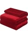 East Lightweight Summer Blanket Queen Size 310 GSM Extra Soft Fleece All Season Blanket Bed And Sofa Throw 150 X 200 Cms Maroon Maroon 150 X 200cm