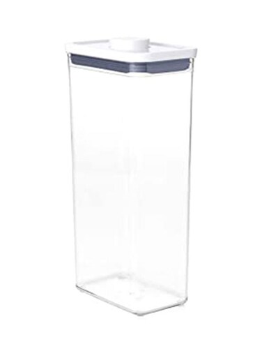 POP 2.0 Rectangle Tall Clear/White/Black 13.1x4.1x6.3cm