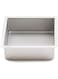 Decora Square Professional Anodized Aluminium Pan, Silver, 25X25XH7,5CM