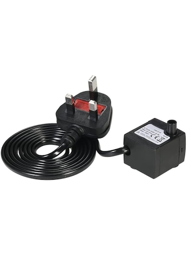 Morelian 150L/H 2W Submersible Water Pump for Aquarium Tabletop Fountains Pond Water Gardens and Hydroponic Systems with One Nozzle 4.9ft(1.5m) Power Cord AC220-240V