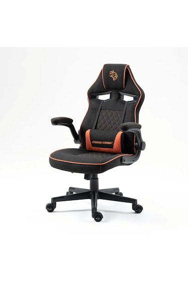 Ergonomic Gaming Chair with Lumbar Support, Adjustable Armrests &amp; Breathable Fabric