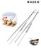 2 Pcs Fine Tweezer Tongs, Extra-Long Stainless Steel Tweezers Tongs, Cooking Tweezers, Professional Kitchen Long Tweezer with Round and Pointed Tips, for Food, Cooking, Sea food and BBQ (12 Inch)