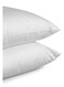 and cotton pillow cover set, white