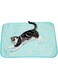 Bolivia's Cat Cooling Mat, 40x50cm Dog Cooling Mat with Non-Slip Bottom, Washable Machine Cat Cooling Mat with Breathable Ice Silk, Non-Toxic Foldable Pet Cooling Pad for Kitten Cat Puppy (Green)