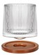 Old Fashioned Glass Cup, Whiskey Glass, Wood Coaster, Thickening, Used As Rum Glass, Cocktail Cup, Coffee, Milk to Relax And Reduce Stress, Ldeal Gift, Christmas Gifts