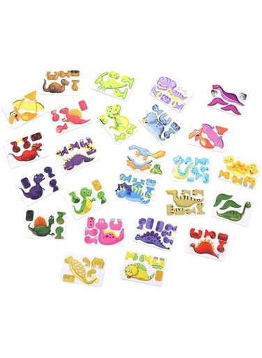 JZS 25 Pcs Foam Gliders Planes Toys for Kids, Paper Airplane Toys Set Airplane Party Favors Carnival Prizes Outdoor Flying Toys Foam Planes for Kids Boys Girls(Dinosaur)