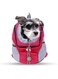 AMERTEER Pet Carrier Backpack for Dogs &amp; Cats - Breathable Head Out Design and Padded Shoulder Pet Dog Backpack, Safer Multifunctional Pet Backpack Carrier for Biking, Hiking, Trip, Shopping