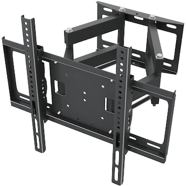 TV Stand/Television Stands for 26-75 Inch TV, Wall Mount TV Stand with Rugged Double Arm Bracket, Universal TV Stand Holds Up to 50 KG Black