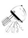 BURDEAN Electric Hand Mixer, 7 Speeds Selection Portable Kitchen Whisk, Lightweight Powerful Handheld Electric Mixer Stainless Steel Egg Whisk with 2 Beaters &amp; 2 Dough Hooks for Cake, Baking, Cooking