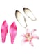LoFanCRant Carunke Lily Petal Silicone Veiner &amp; Cutter Flower Petal Cutter Fondant Sugarcraft Stainless Steel Cutter Cake Decorating Moulds