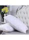 Pack Of 2 Striped Hotel Pillows Microfiber White 75x50cm