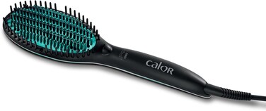 Calor Power Straight Hair Straightening Brush for Frizzy to Frizzy Hair, Quick and Easy Straightening CF5820C0